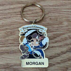 2/$20 Disney Pirates of the Caribbean Keychain MORGAN